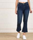 Slim Women Light Blue Jeans Dark Blue